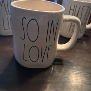 Rae Dunn White Ceramic Mug - So In Love